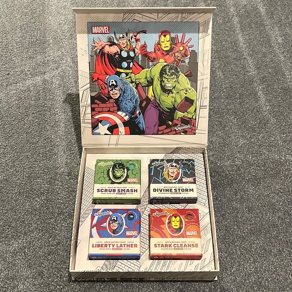 Dr. Squatch Marvel Superheroes Soap Collection